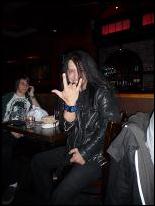 LeatherGirl original bracelet worn by Kirk October from Crue Fest