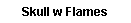 Text Box: Skull w Flames