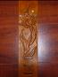 LeatherGirl Brown Flower and Crystal Guitar Strap