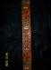LeatherGirl Brown Mardis Gras Guitar Strap w Painted Skulls